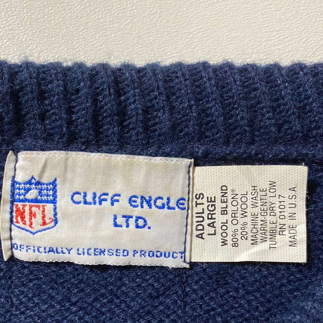 90’s CHICAGO BEARS Made in USA Size L NFL Knit Sweater / E3817K