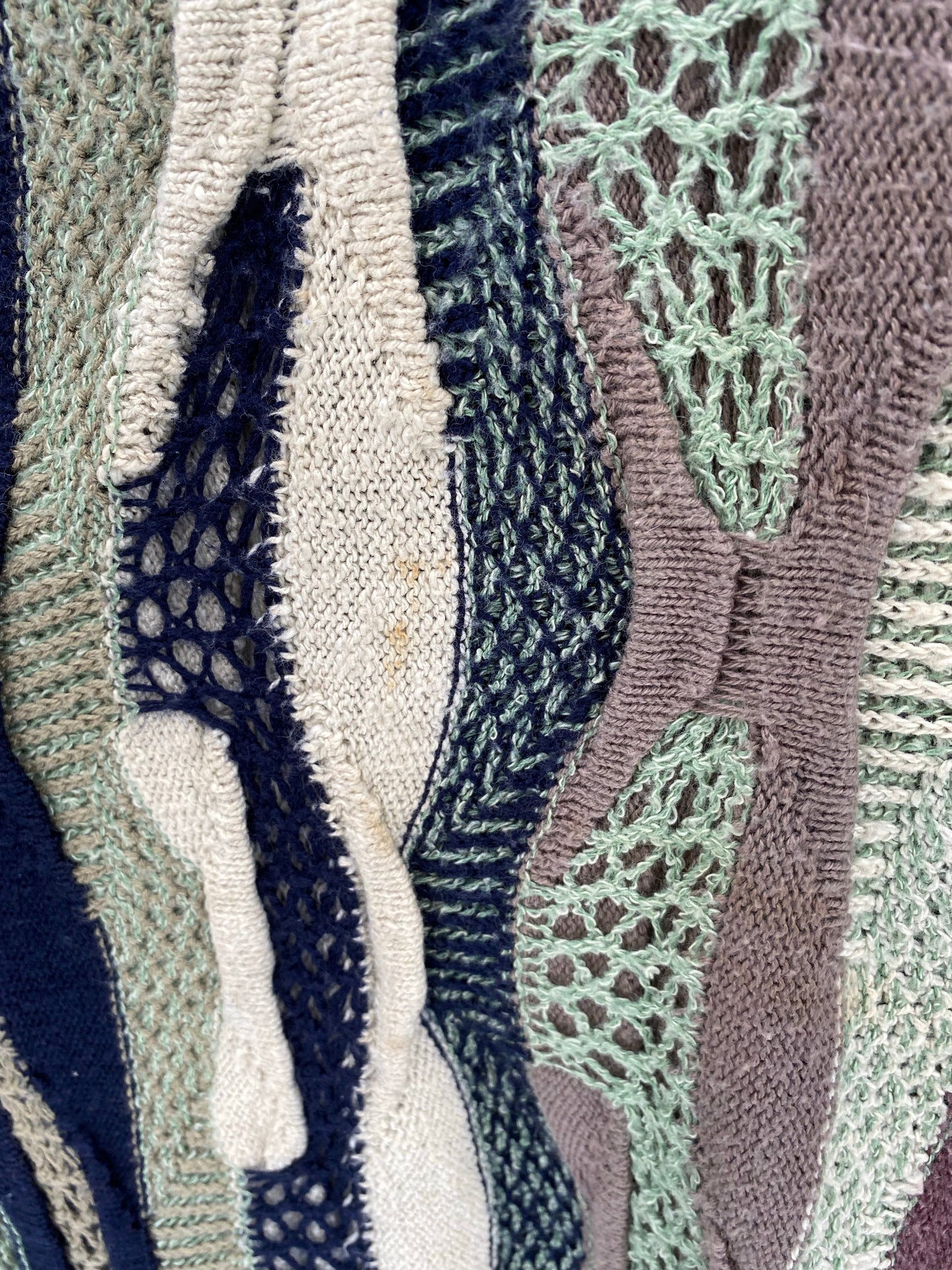 Vintage 3D COOGI- Style Size No tag (Approx.XXL) Knit Sweater/ A7904