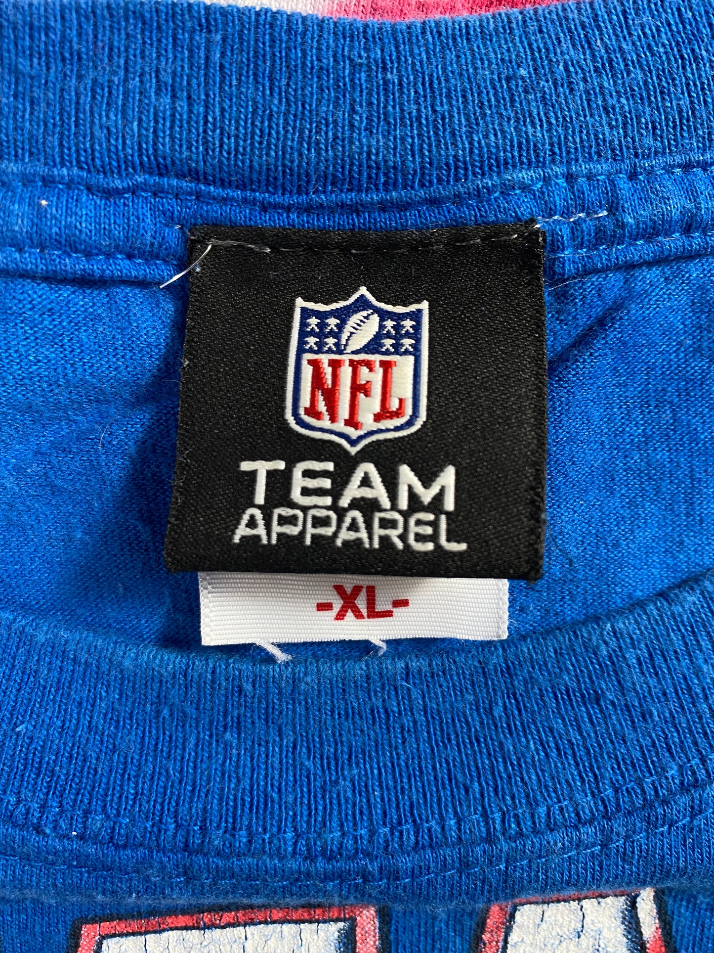 00' NEW YORK GIANTS Size XL Vintage NFL T-Shirt / A5763