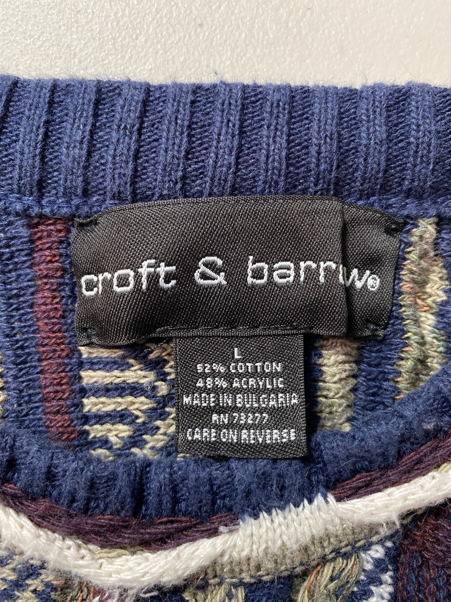 Vintage 3D COOGI- Style Size L Knit Sweater / K5310