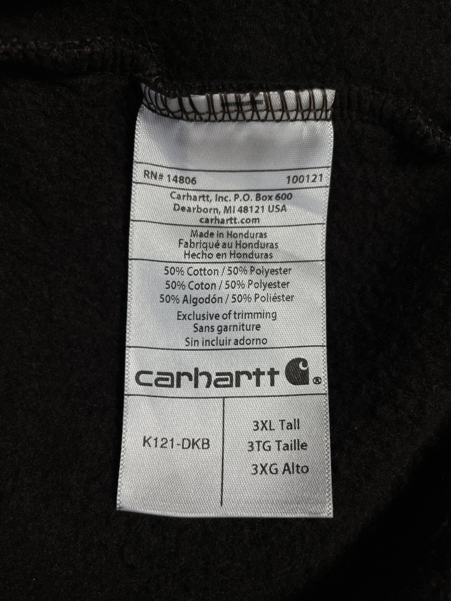 Vintage CARHARTT Size XXXL Hoodie Sweat-Shirt / A9052