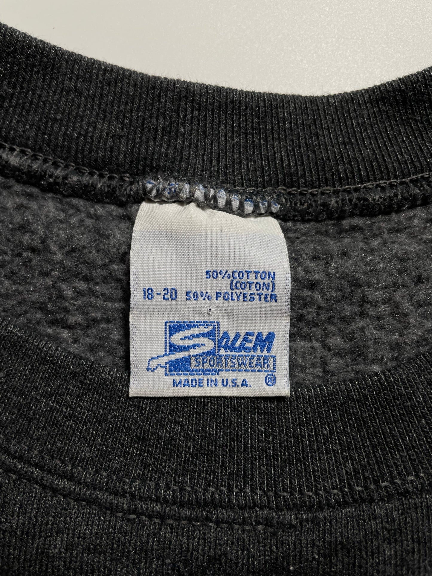 90’s SALEM x ANAHEIN MIGHTY DUCKS Made in USA Size Kids XL Vintage NHL Sweat-Shirt / A9778