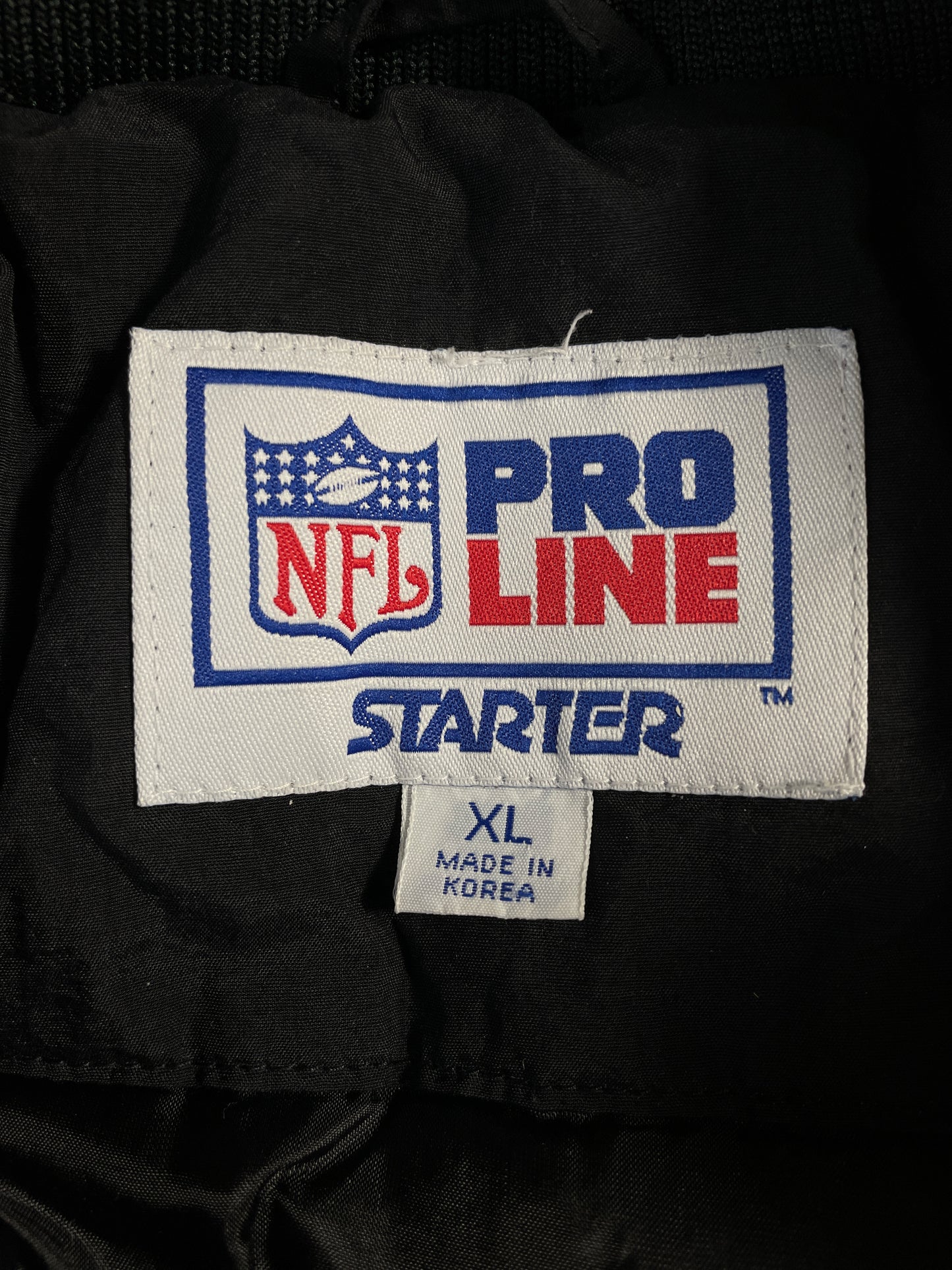 90’s STARTER x NEW YORK JETS Size XL Vintage NFL Padded Nylon Jacket / E769