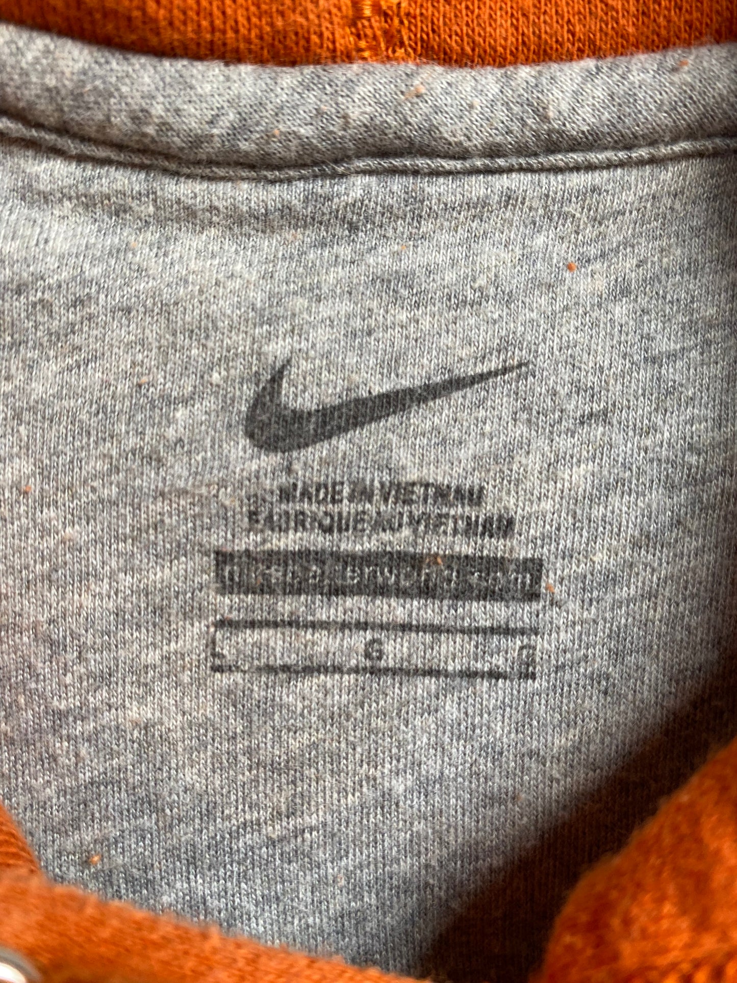 00' NIKE x TEXAS Size L Vintage College Hoodie Sweat-Shirt / A3271