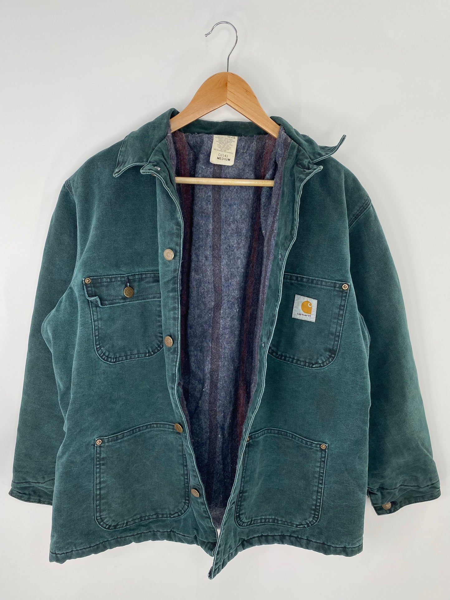 90's CARHARTT Made in USA Size M Vintage Sweat-shirt Jacket / K8262