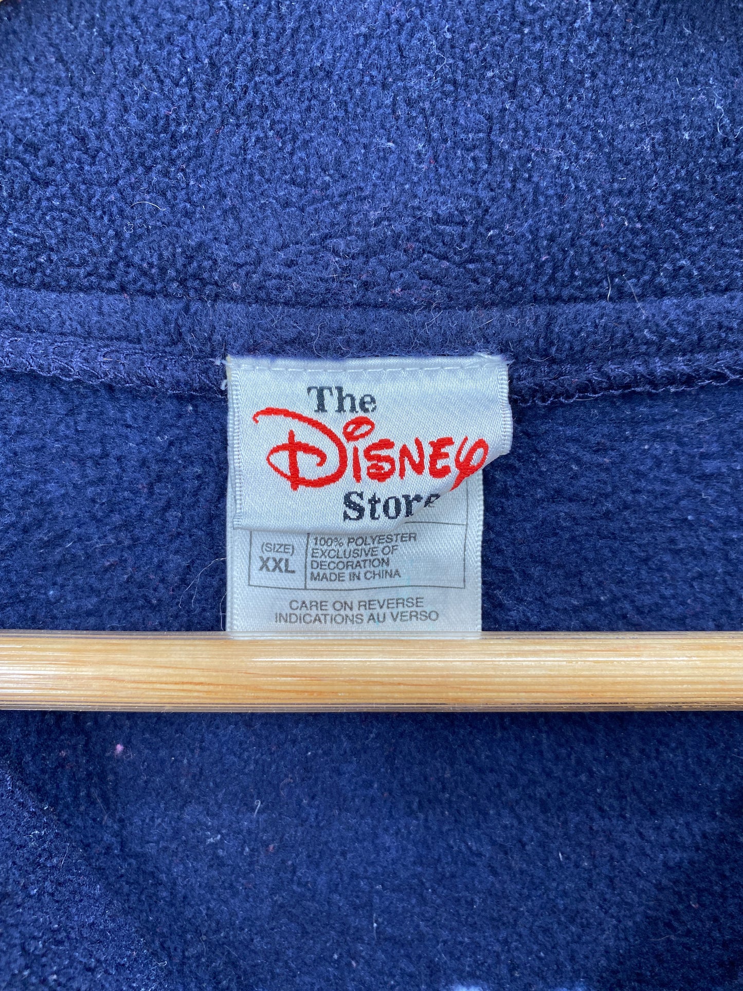 00' DISNEY MICKEY Size XXL Vintage Half-zip Fleece / E2541S