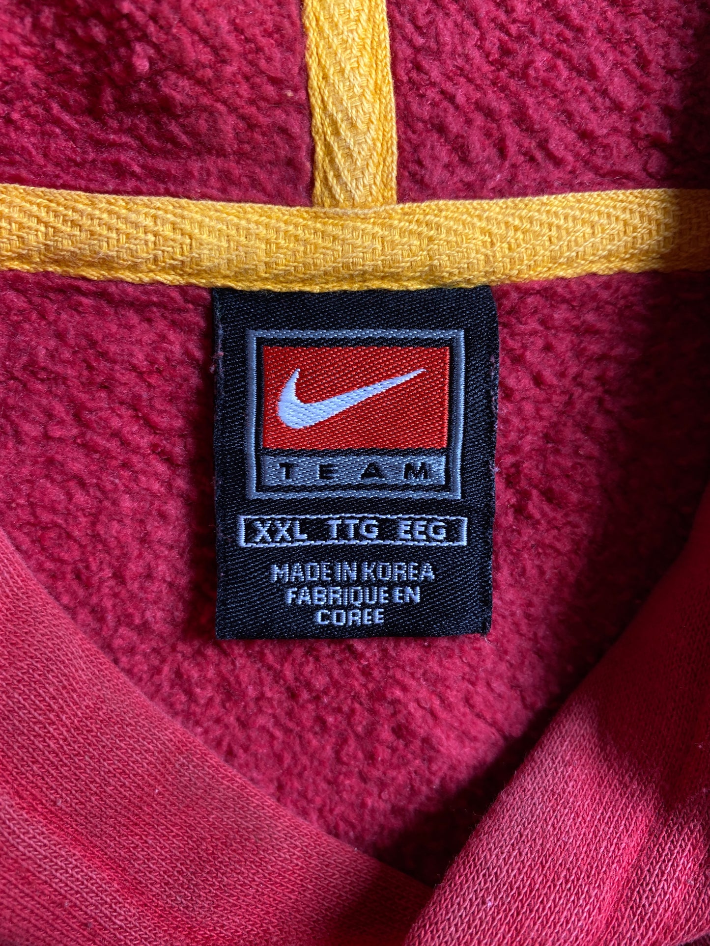 00' NIKE USC Size XXL Vintage College Hoodie Sweat-Shirt / A3521