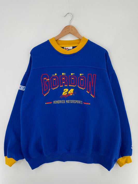 00’ NASCAR JEFF GORDON Size XL Vintage Racing Sweat-shirt / E1657S