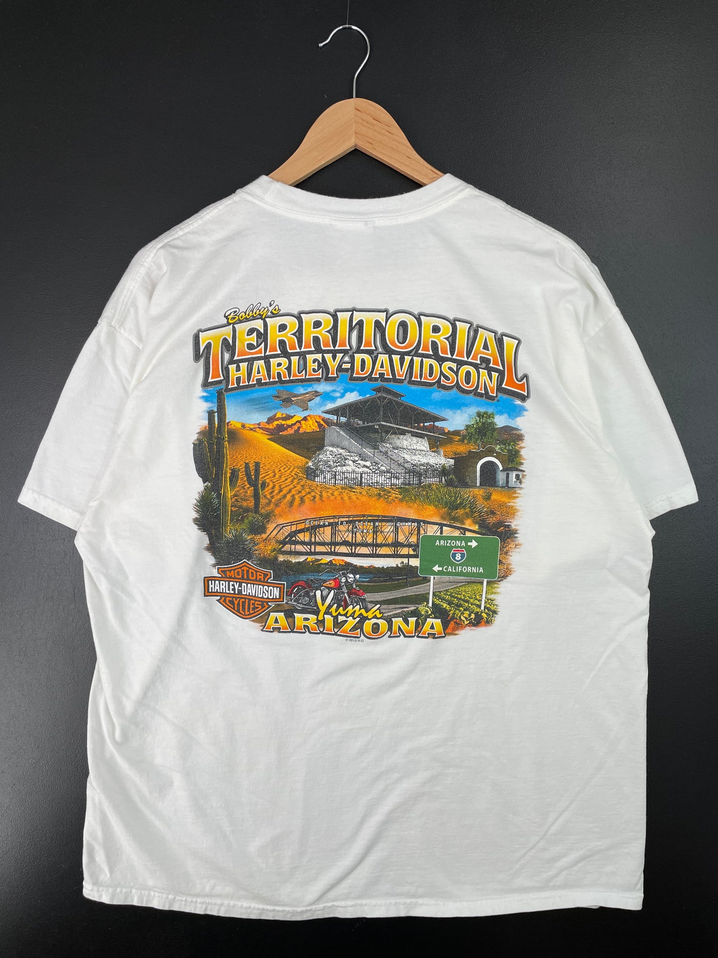 Vintage HARLEY DAVIDSON ARIZONA Size XL Vintage T-shirt / A7367