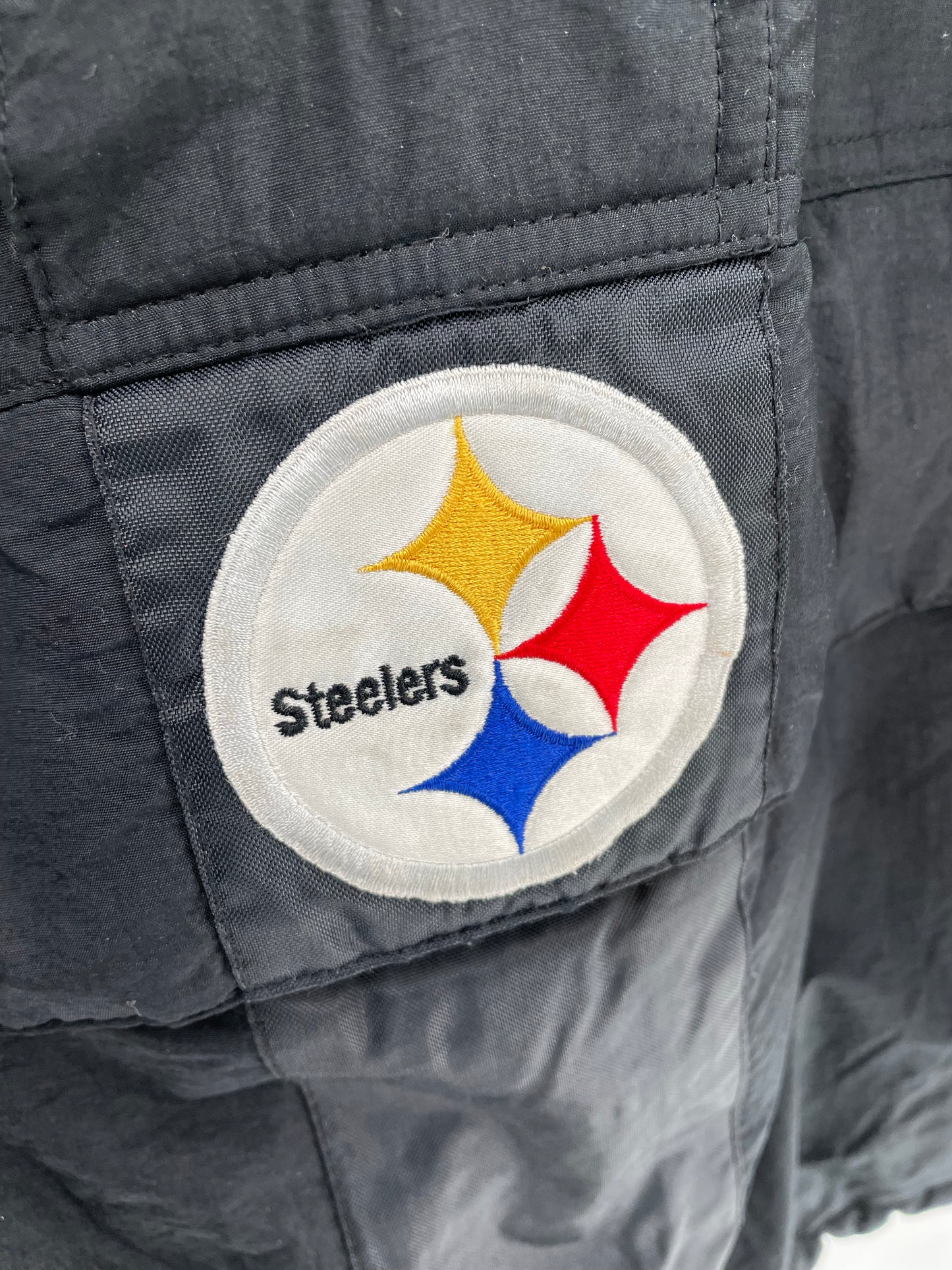 90's STARTER x STEELERS Size L Vintage NFL Nylon Jacket / K6270