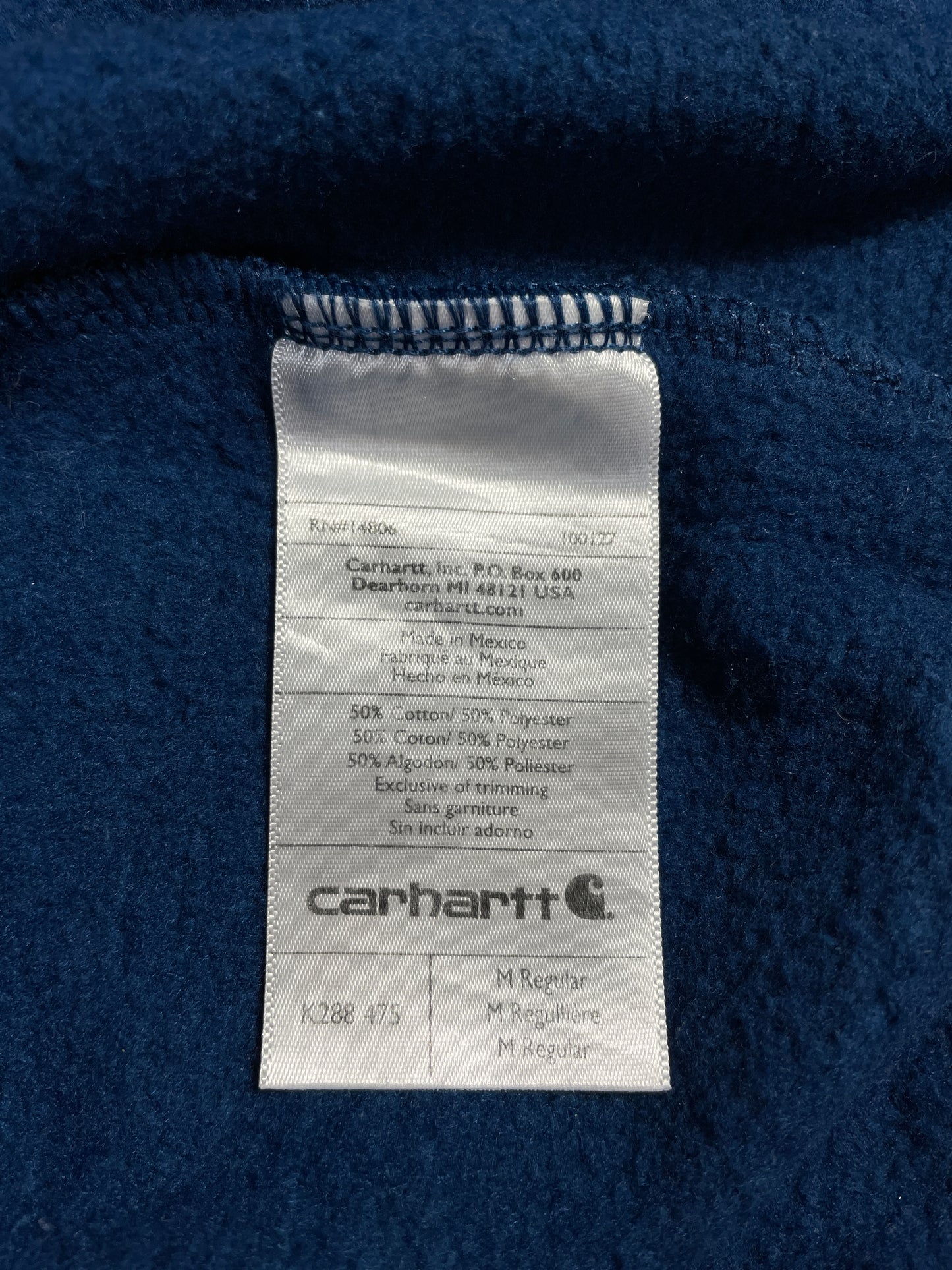 Vintage CARHARTT Size M Hoodie Sweat-Shirt / A8699
