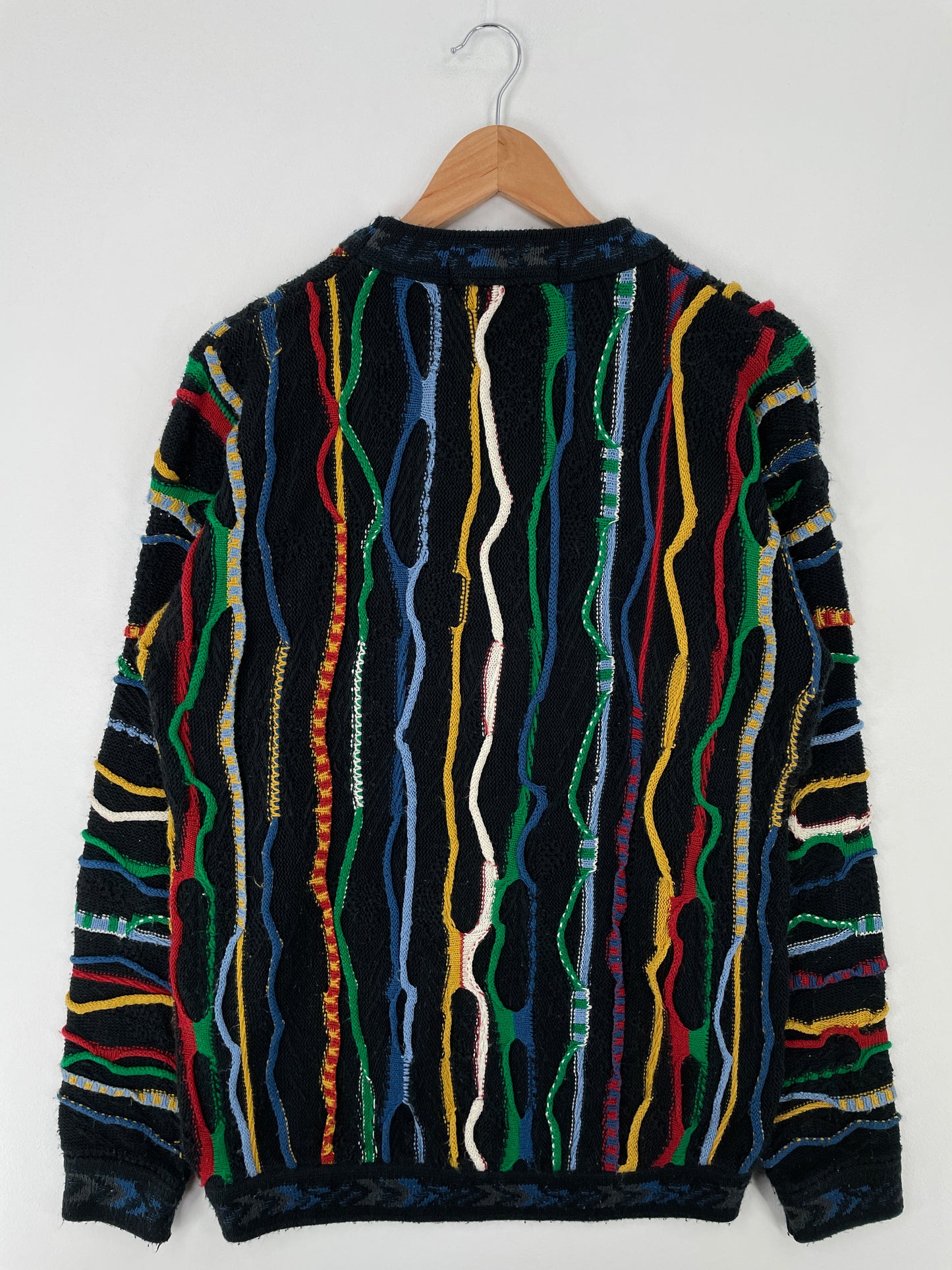 Vintage 3D COOGI- Style Made in USA Size L Knit Sweater / A9551
