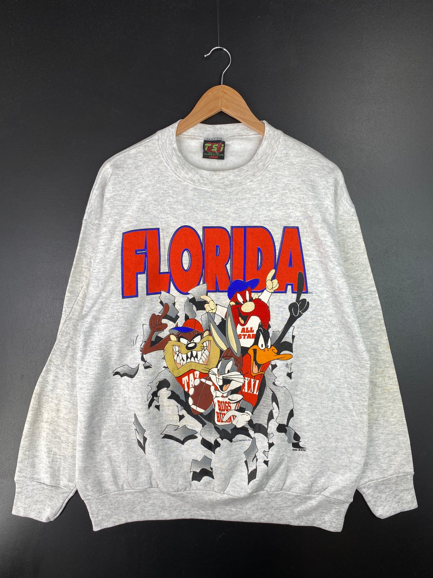 1994 DEADSTOCK LOONEY TUNES Made in USA Size L Vintage Sweat-Shirt / A6967