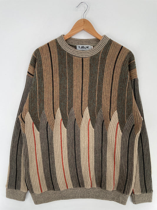 Vintage LAVANE Made in USA Size XL Acrylic Knit Sweater / E6277K