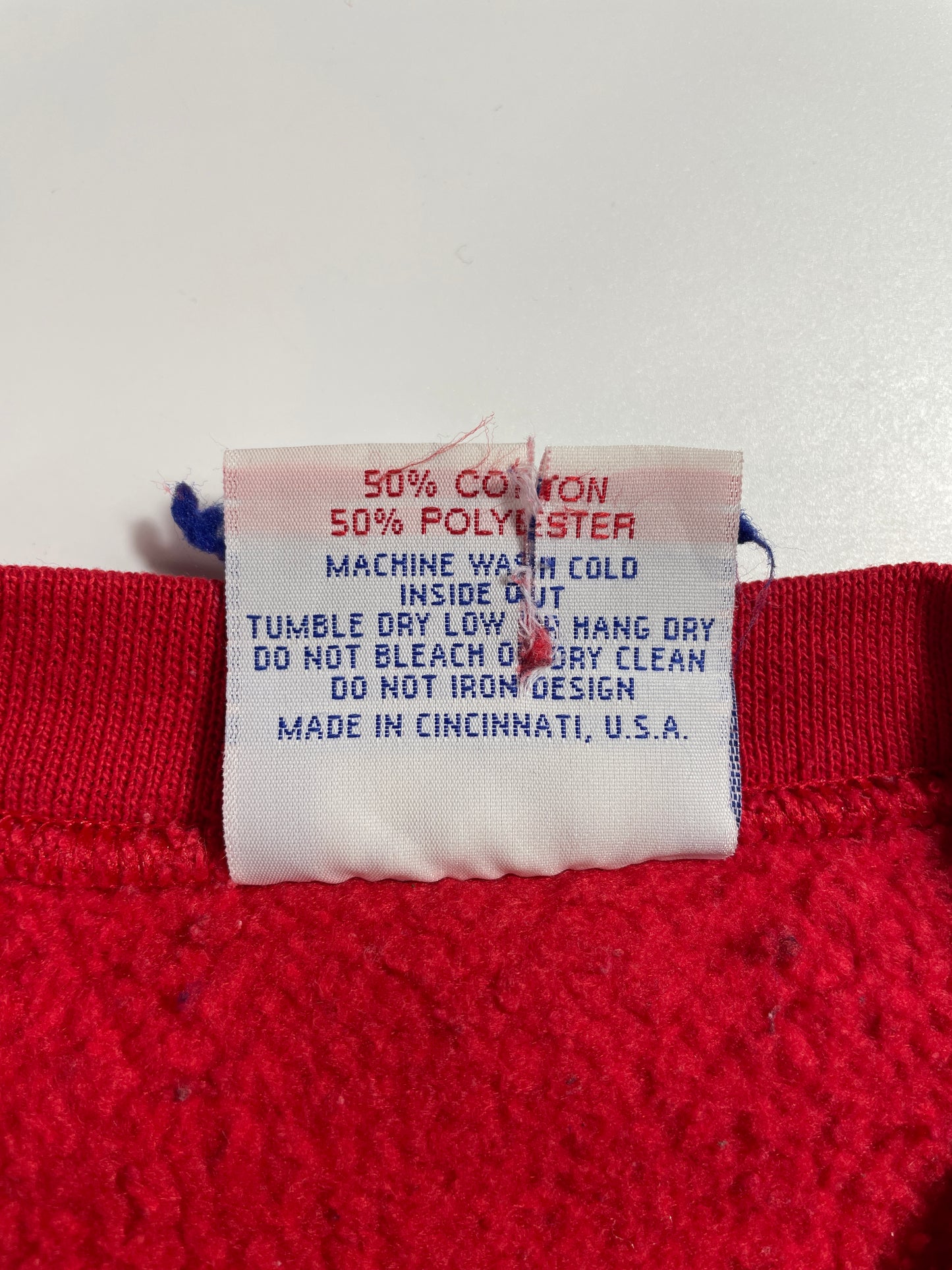 .90's CINCINNATI BEARCATS Made in USA Size XL Vintage College Sweat-Shirt / E3673S