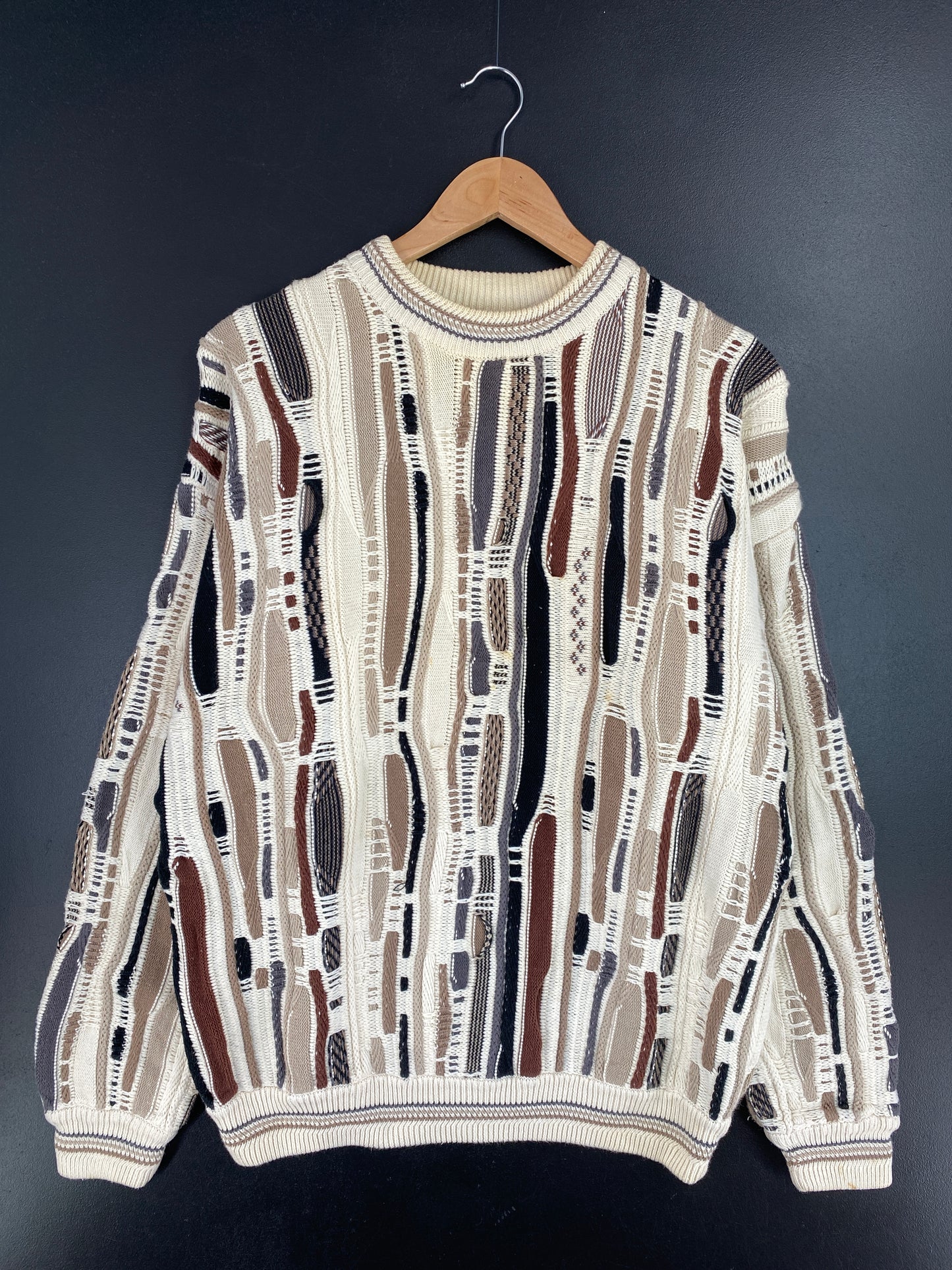 Vintage 3D COOGI- Style Size L Knit Sweater / A9881