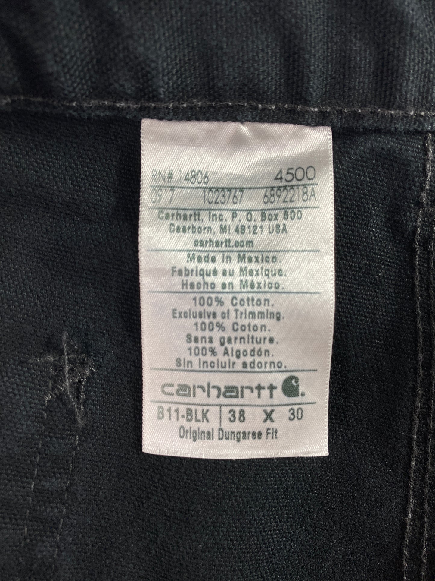 Vintage CARHARTT Size W35xL28 Duck Pants / A5937