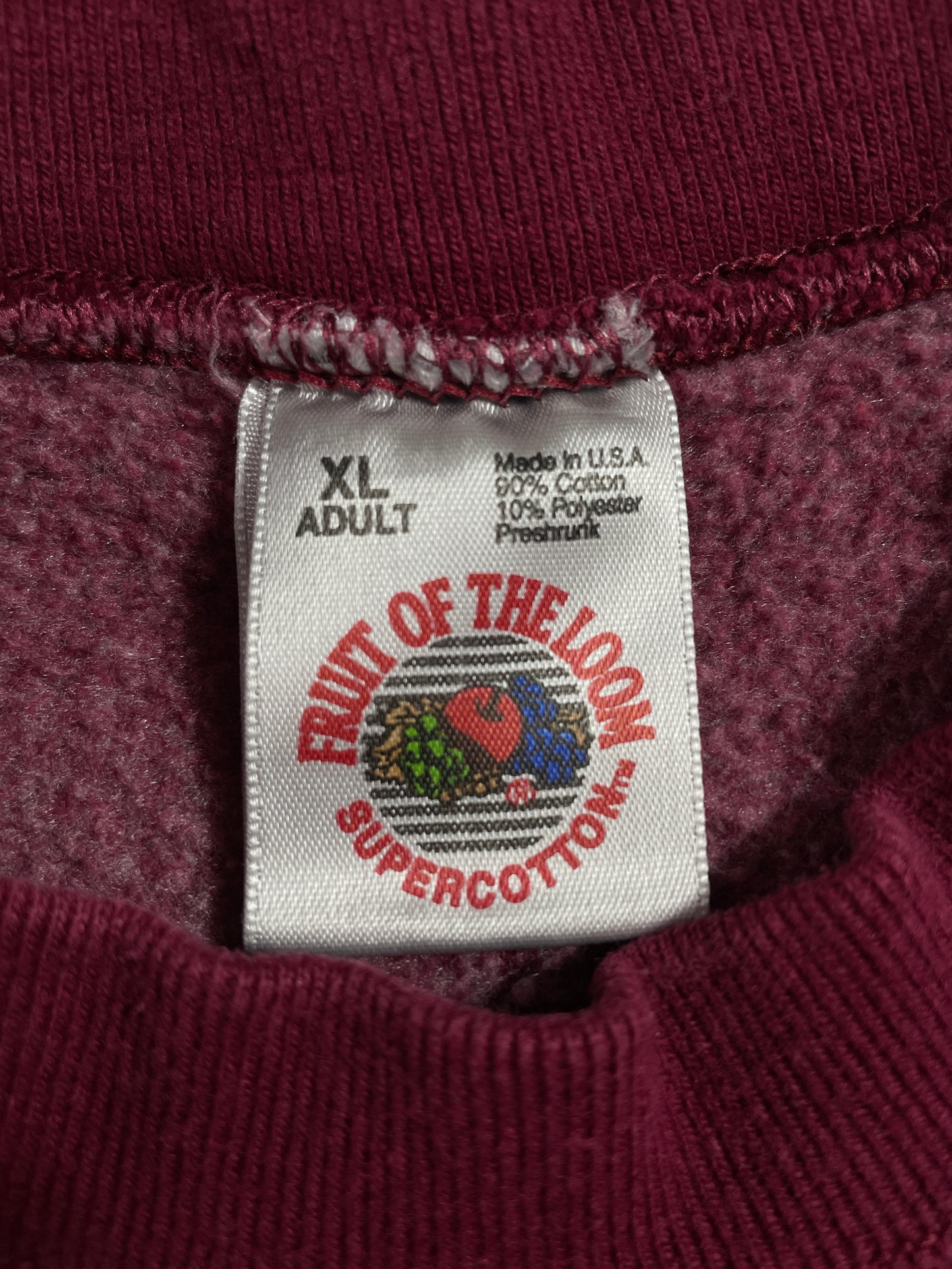 90's INDIANA Made in USA Size XL Vintage College Sweat-shirt / E5779S