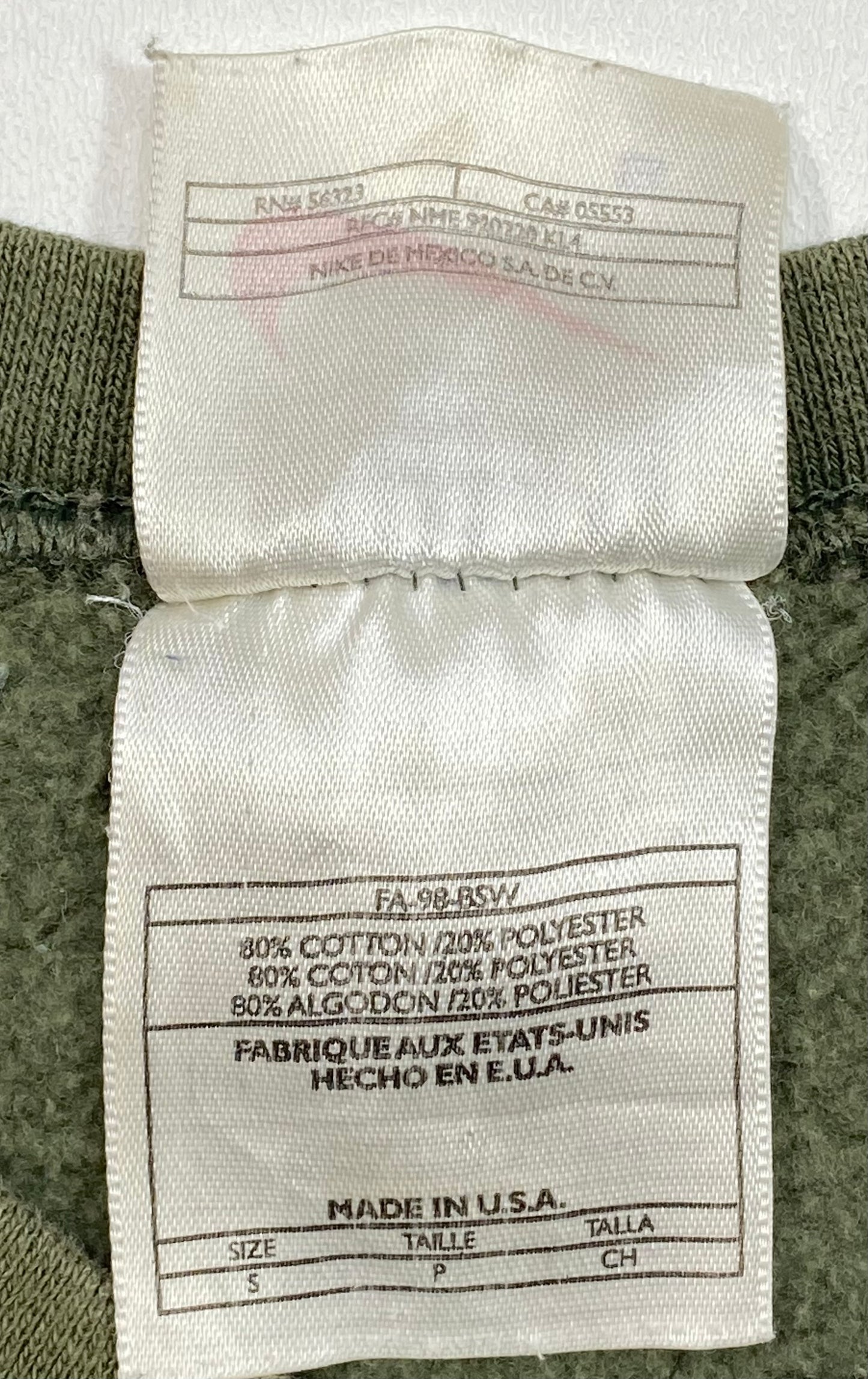 90’s NIKE Made in USA Vintage Sweat-Shirt / 5057