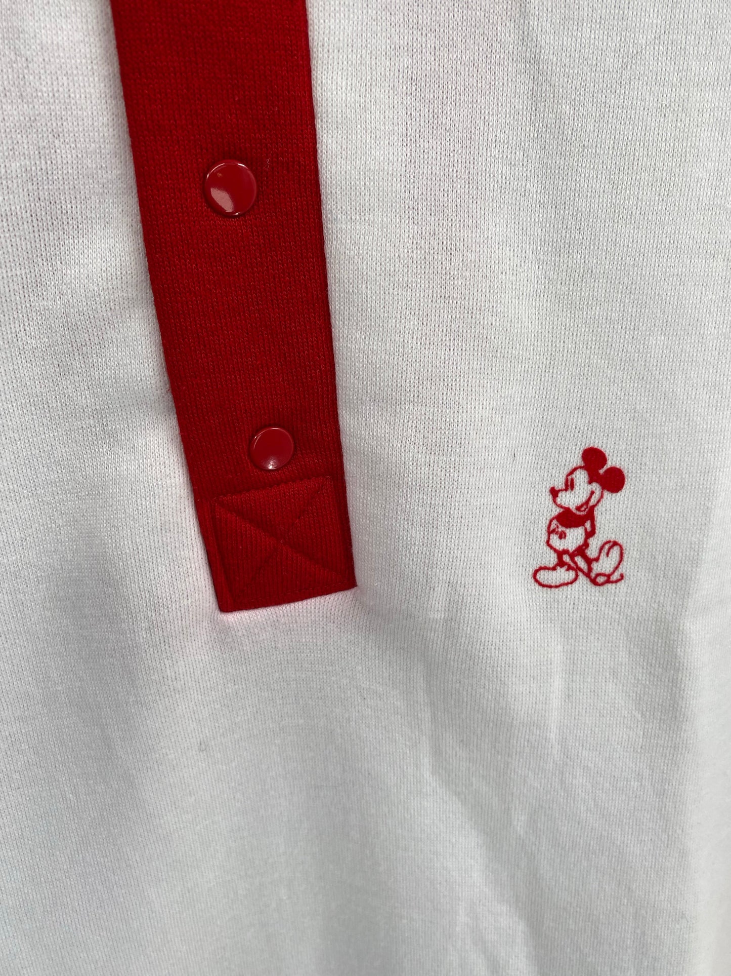.80’s DISNEY MICKEY Size XL Vintage Button Up Sweat-shirt / E531