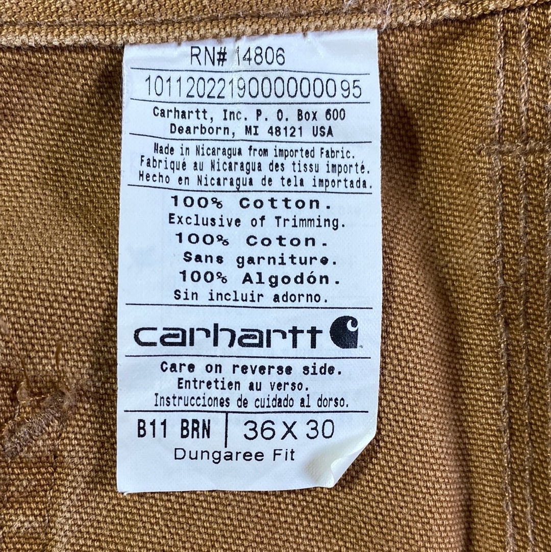 .Vintage CARHARTT Size W34 x L30 Duck Pants / A8115