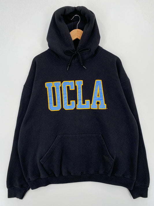 90’s UCLA Made in USA Size XL College Hoodie Sweat-Shirt / A7762
