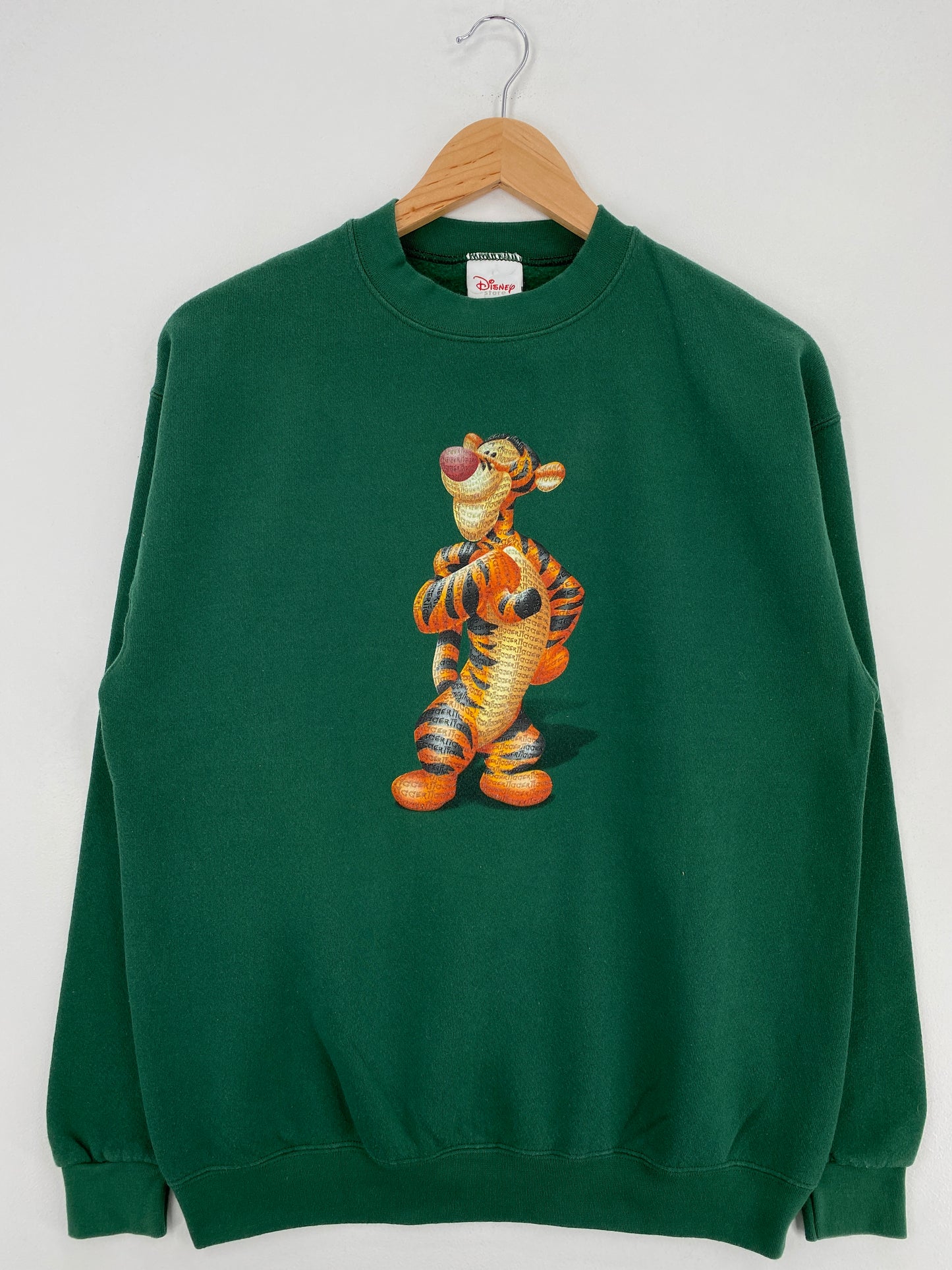 00' DISNEY TIGER Size M Vintage Sweat-shirt / A4792