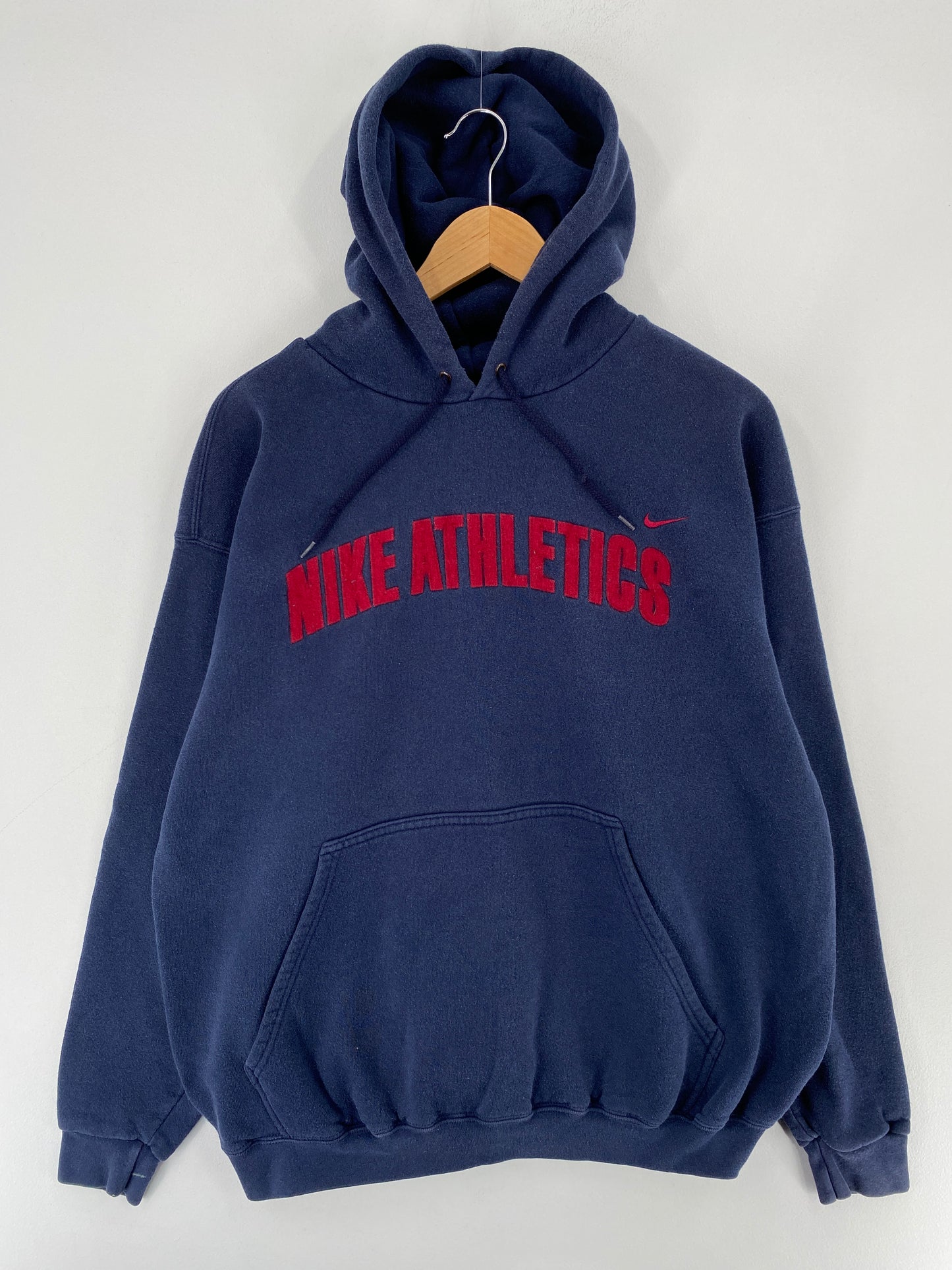 .90's NIKE ATHLETICS Made in USA Size L Vintage Hoodie Sweat-Shirt / E5489S