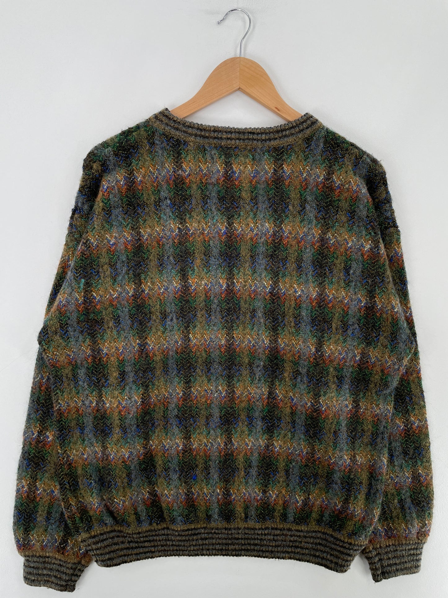 Vintage CLUB FELLOW Size Approx.L Acrylic Knit Sweater / E3608K