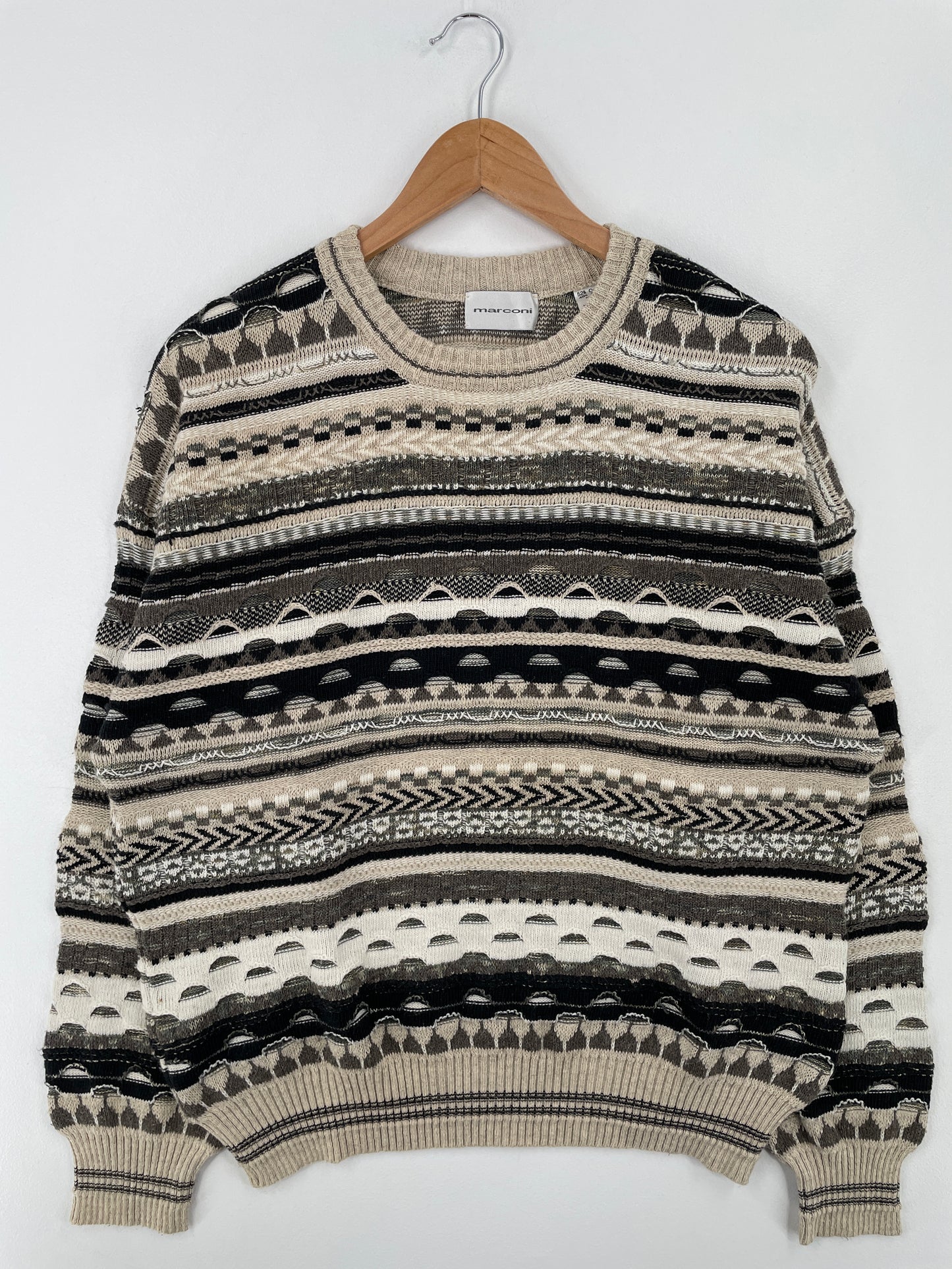 Vintage 3D COOGI- Style Size L Knit Sweater / A8945