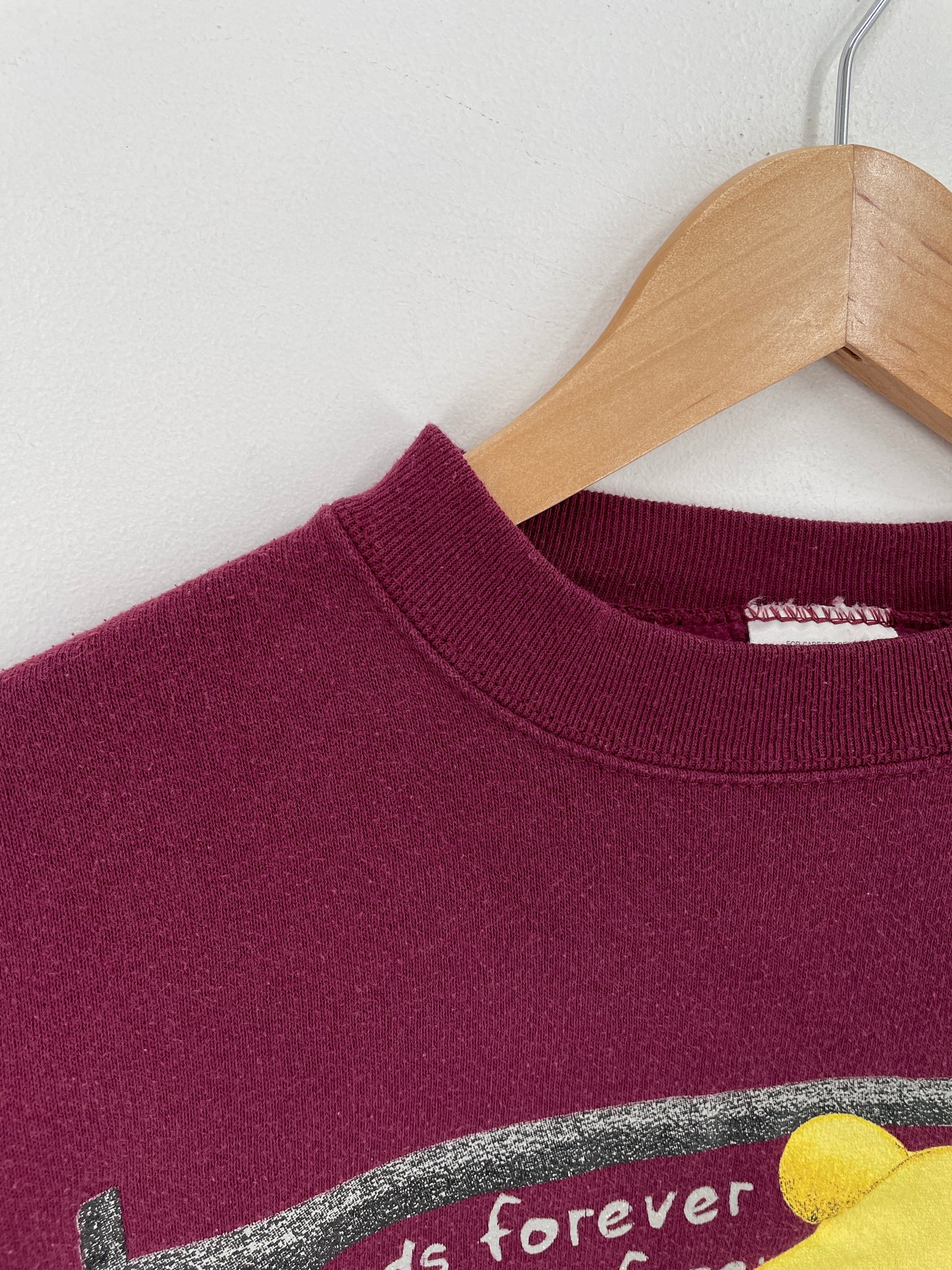 90's DISNEY WINNIE THE POOH Made in USA Size L Vintage Sweat-shirt / A6534