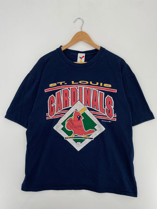 1991 AT. LOUIS CARDIANALS Made in USA Size XL Vintage MLB T-shirt / A4440