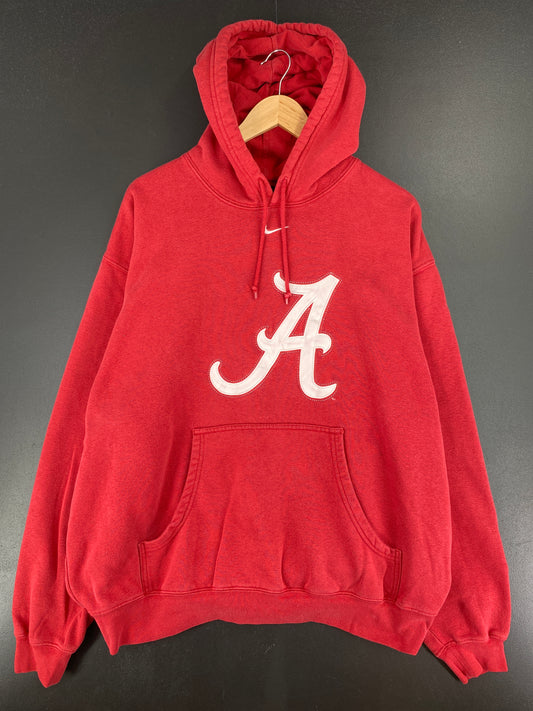 00' NIKE x UNIVERSITY OF ALABAMA Size XL Vintage College Hoodie Sweat-Shirt / A5946
