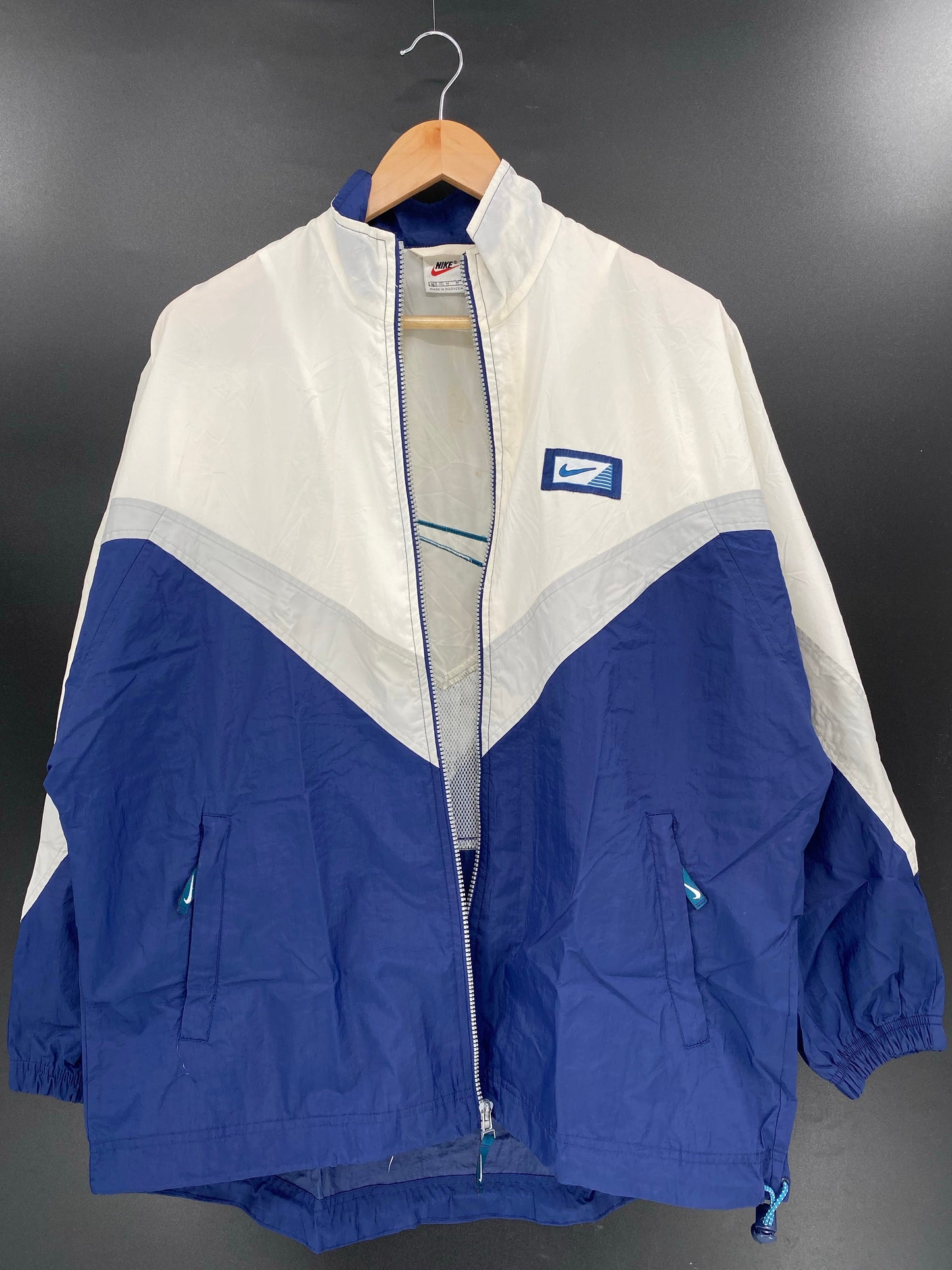 90’s NIKE Size Ladies.M Vintage Nylon-Jacket / A5572