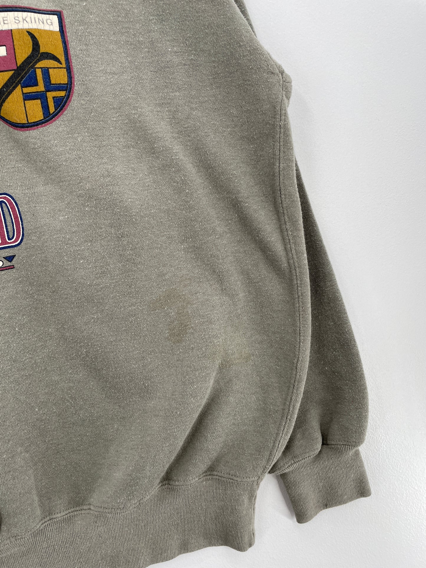 Vintage ST. MORITZ Size XL College Sweat-shirt / E1132