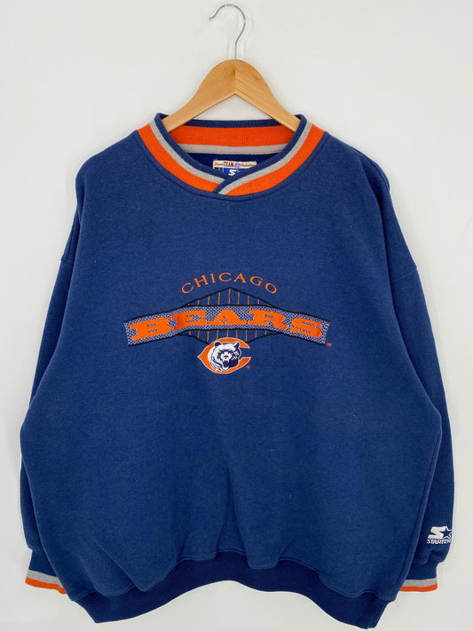 90’s STARTER x CHICAGO BEARS Size XXL NFL Sweat shirt / K7293