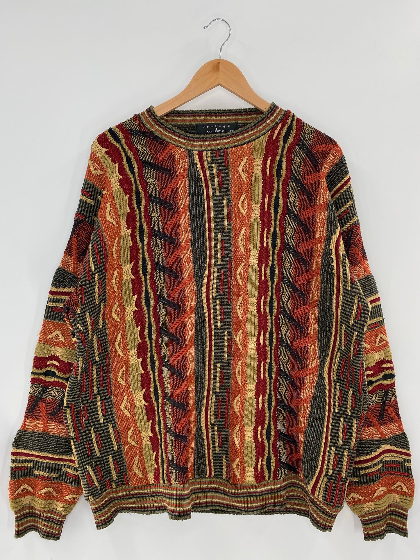 Vintage 3D COOGI- Style Size XXL Knit Sweater / K5308