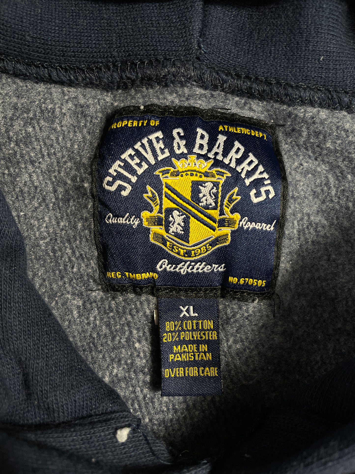 Vintage WEST VIRGINIA Size XL College Hoodie Sweat-shirt / A9793