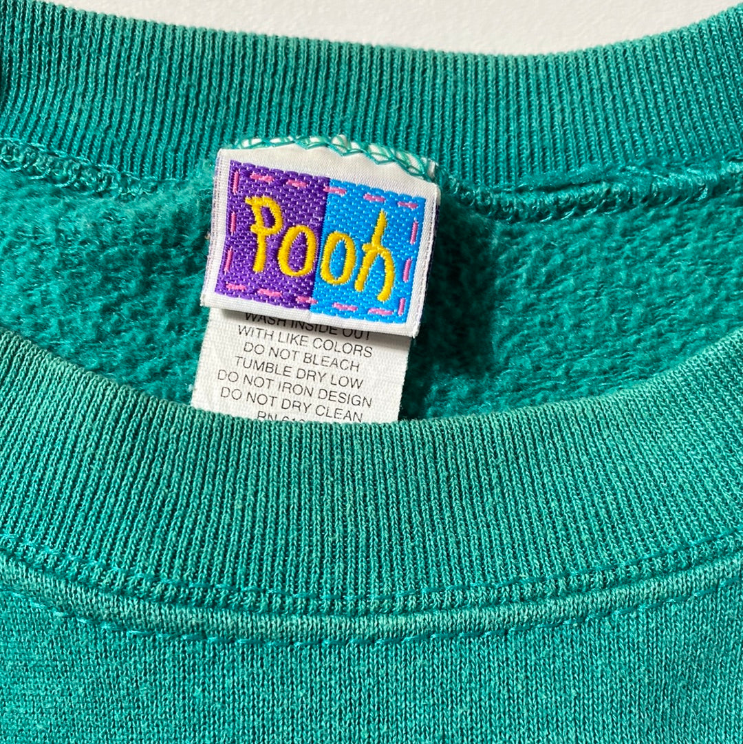 00' WINNIE THE POOH Made in USA Size L Vintage Sweat-shirt / E3870S