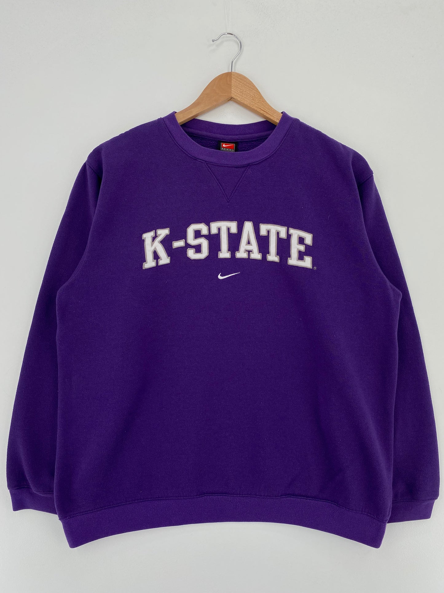 00' NIKE x KANSAS STATE Size L Vintage College Sweat-Shirt / A3272