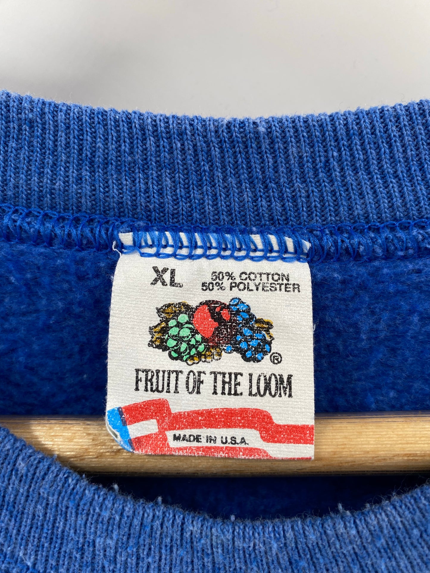 1991 BUFFALO BULLS Made in USA Size XL Vintage NFL Sweat-shirt / K5132