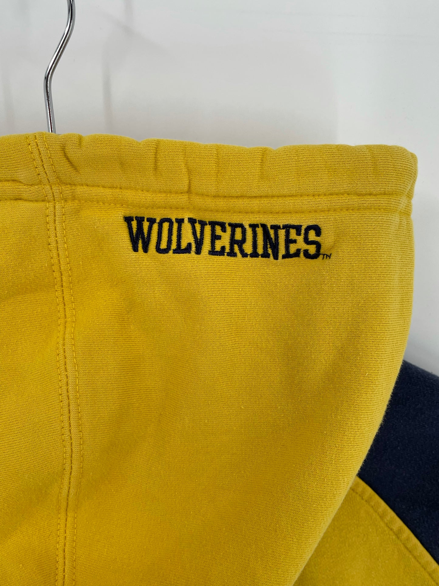00' NIKE WOLVERINES Size L Vintage Hoodie Sweat shirt / K5356