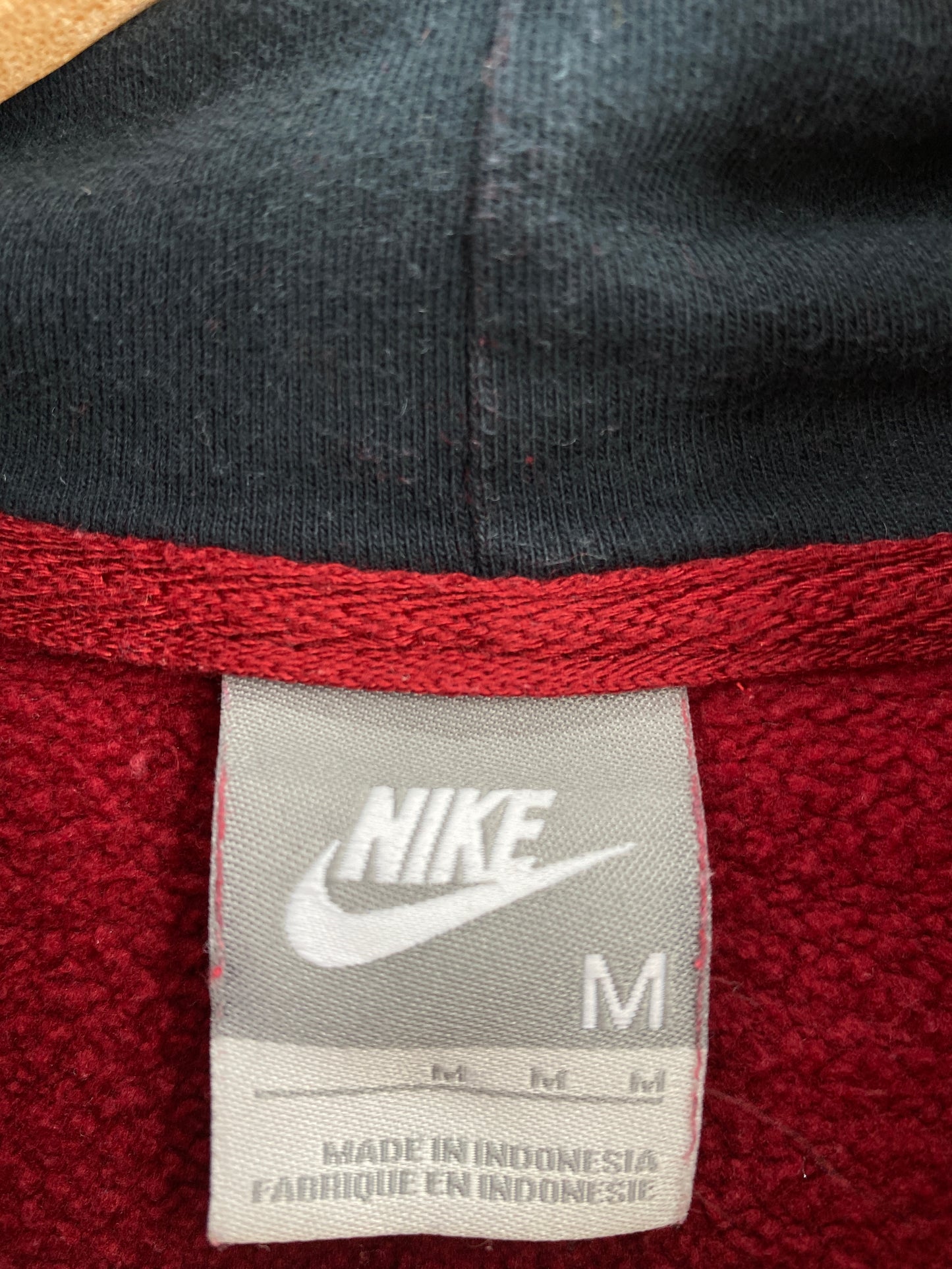 00’ NIKE MINI SWOOSH Size M Vintage Hoodie Sweat-Shirt / A6035