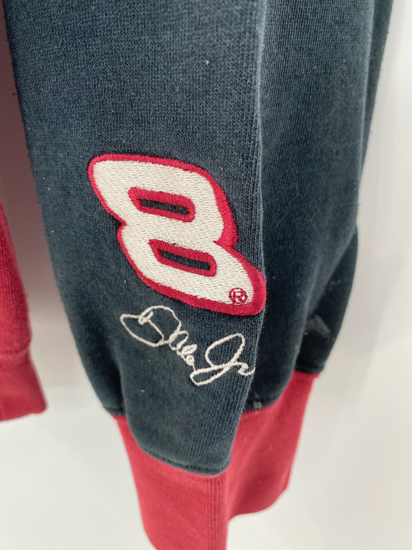 Vintage BUDWEISER Size No tag (Approx.XL) Racing Hoodie Sweat- Shirt / E2039S