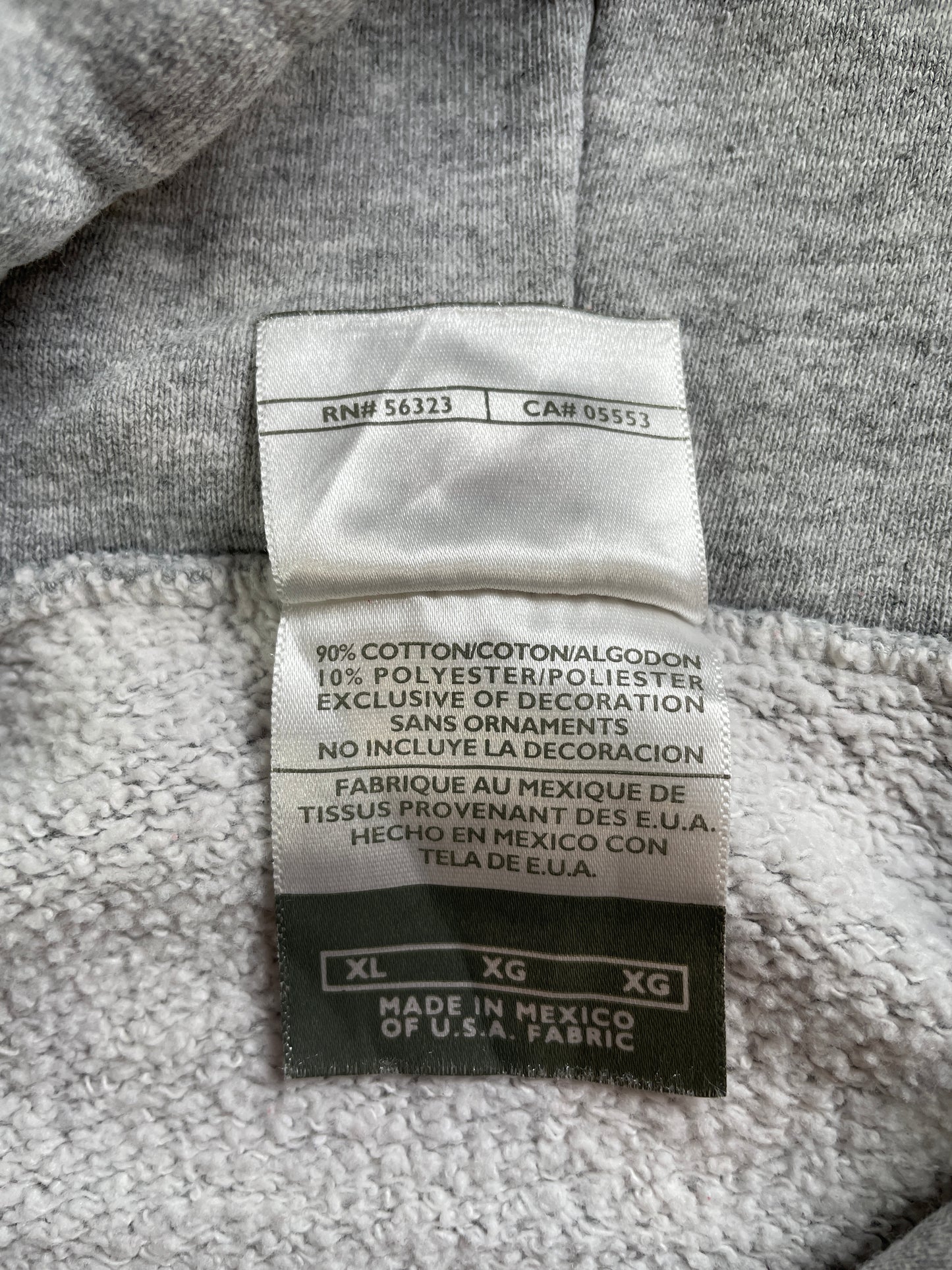 2002 NIKE x OHIO STATE Size XL Vintage College Hoodie Sweat-Shirt / A7072