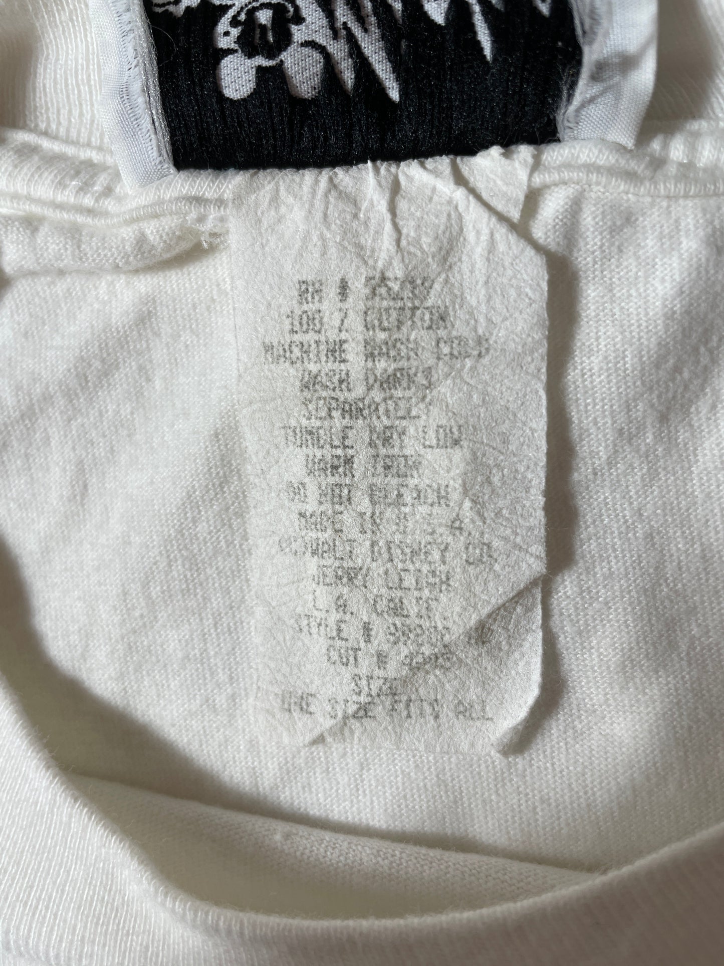 90’s DISNEY MICKEY Approx Size XXL Vintage Music T-shirt / E1668T