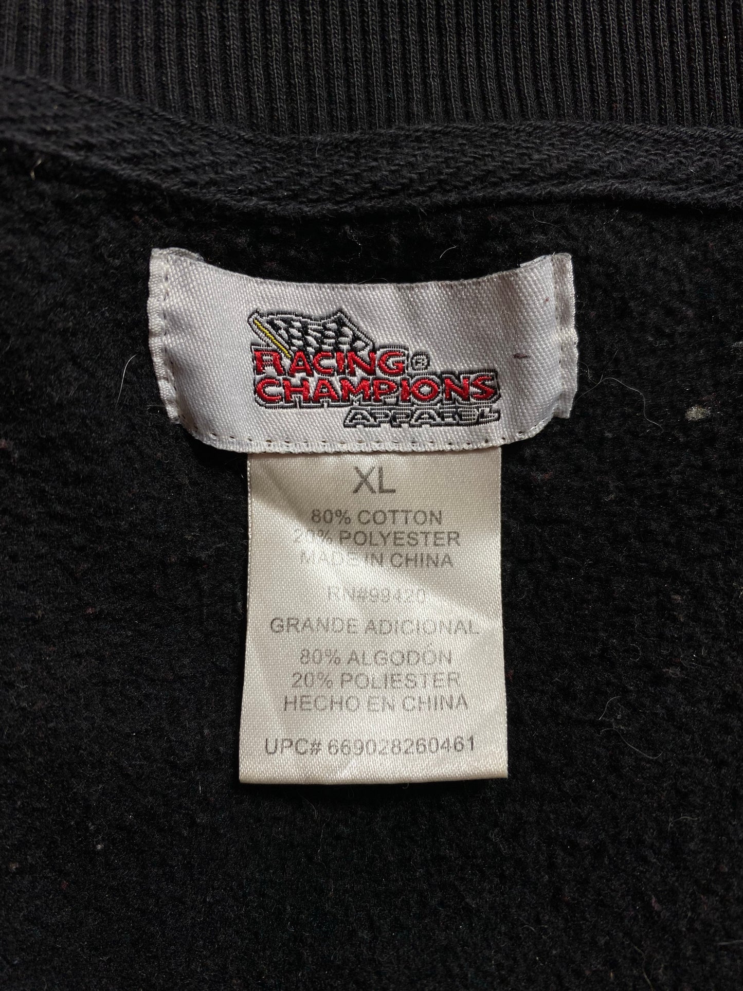 Vintage NASCAR CHEVROLET Size XL Vintage Sweat-shirt/ K5816