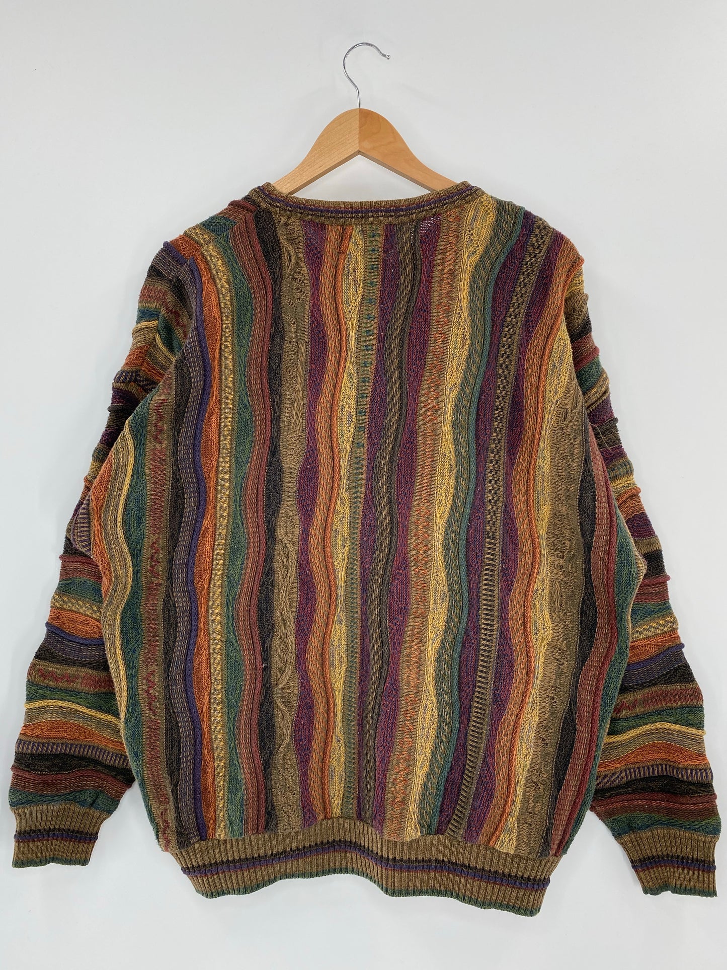 Vintage 3D COOGI- Style Size No Tag (Approx.L) Knit Sweater / K4204