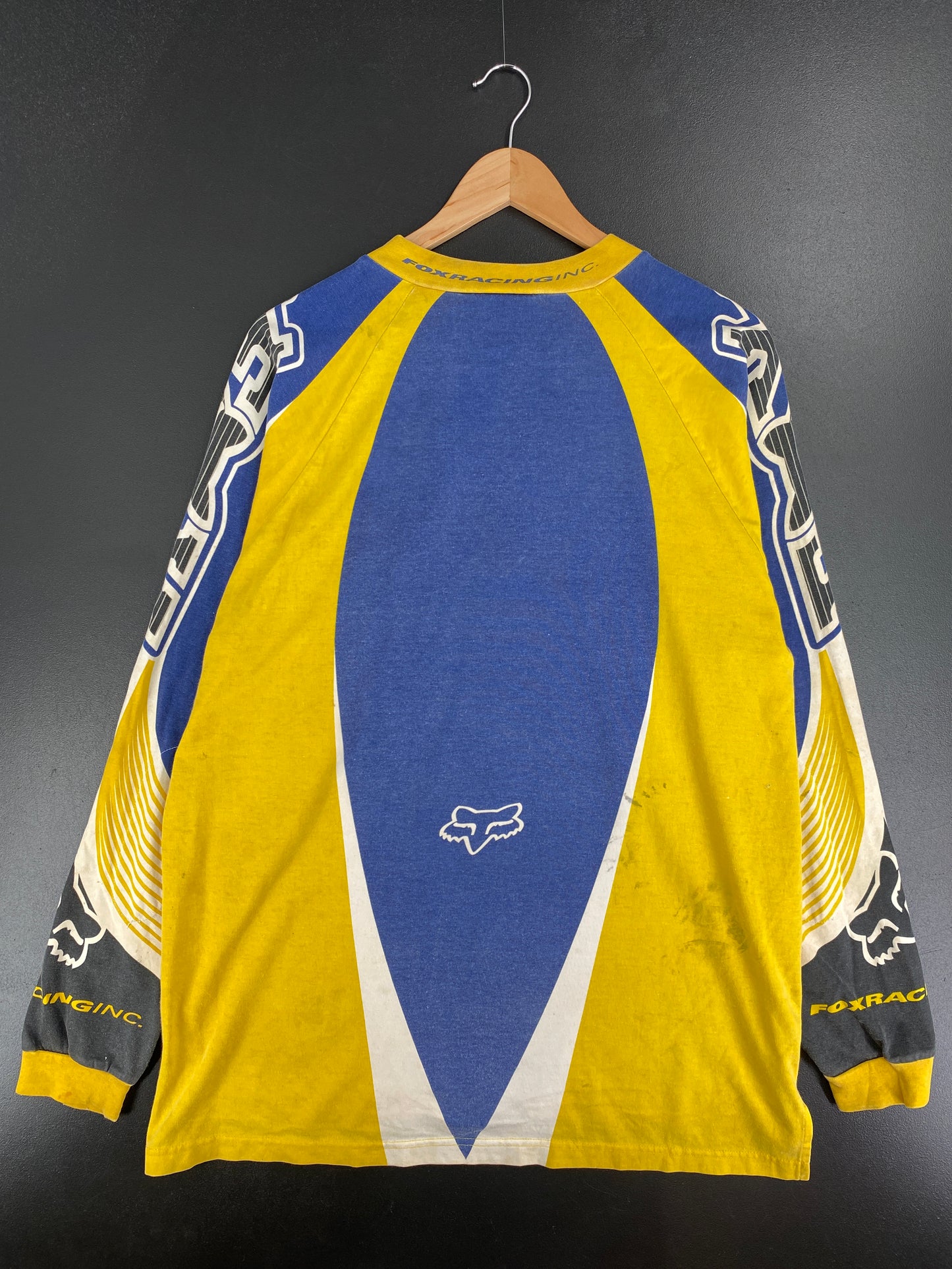 .00' FOX RACING Size L Vintage Racing Long Sleeve T-Shirt / A5000