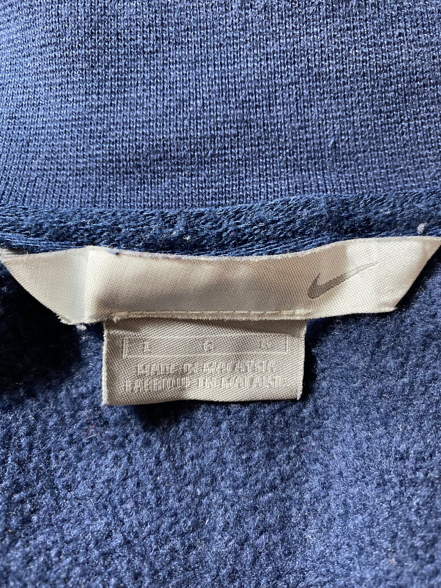 00' NIKE Size L Vintage Half-zip Sweat shirt / K8023